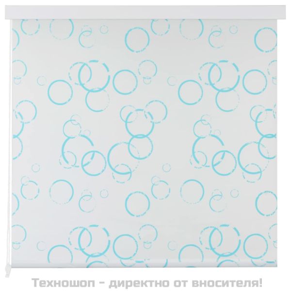 Ролетна щора за баня, 120x240 см, мехурчета