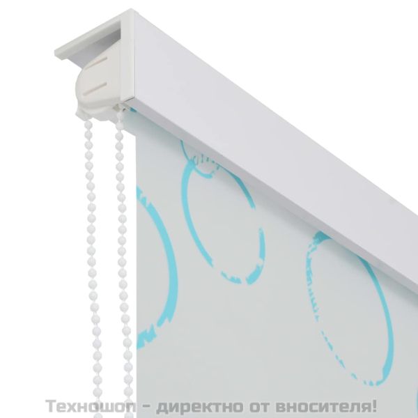 Ролетна щора за баня, 120x240 см, мехурчета