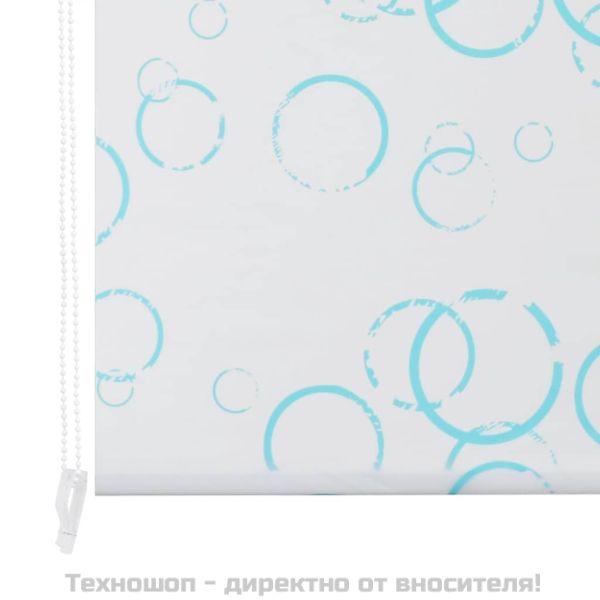 Ролетна щора за баня, 120x240 см, мехурчета