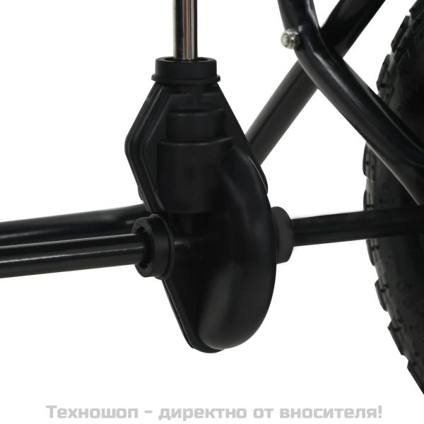 Ръчен разпръсквач за сол, PVC и стомана, 80x46x75 см, 15 л