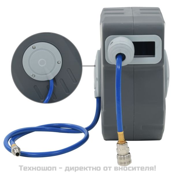 Автоматична макара с маркуч за въздух 1/4" 12 м
