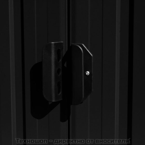 Градинска барака, 257x392x181 см, метал, антрацит