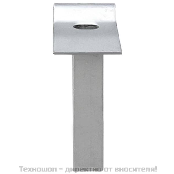 Градинска мрежеста порта, поцинкована стомана, 300x200 см, сива