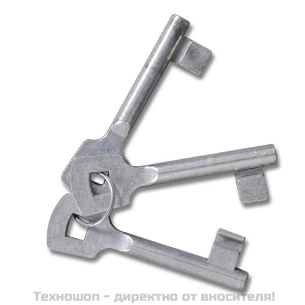 Градинска мрежеста порта, поцинкована стомана, 300x200 см, сива