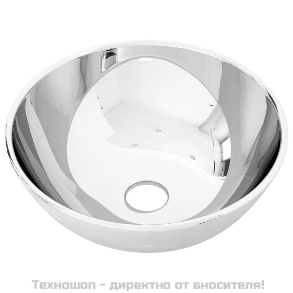 Мивка, 28x10 см, керамична, сребриста