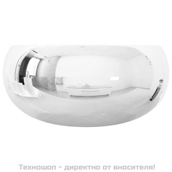 Мивка, 40x15 см, керамична, сребриста