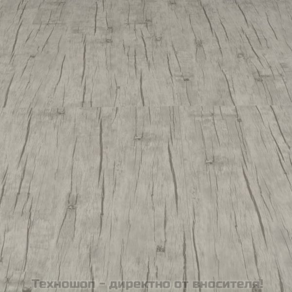 Самозалепващи подови дъски, 4,46 м², 3 мм, PVC, измит дъб