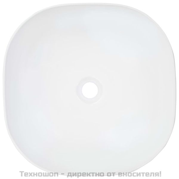 Мивка, 42,5x42,5x14,5 см, керамична, бяла