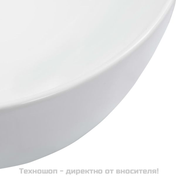 Мивка, 42,5x42,5x14,5 см, керамична, бяла