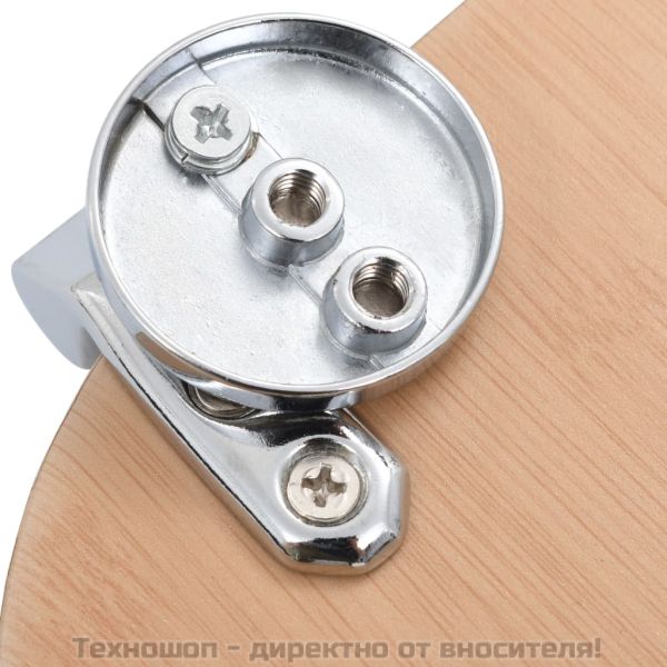 WC тоалетна седалка с капак, МДФ, дизайн бамбук