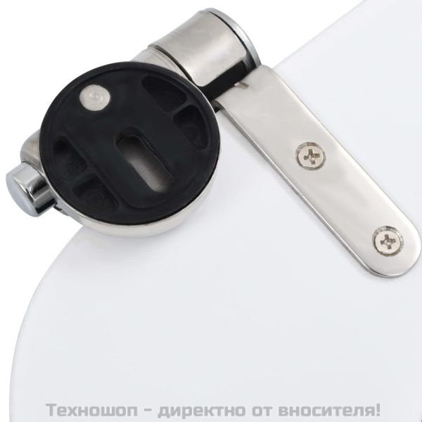 Тоалетна седалка с плавно затваряне, МДФ капак, дизайн с камъни