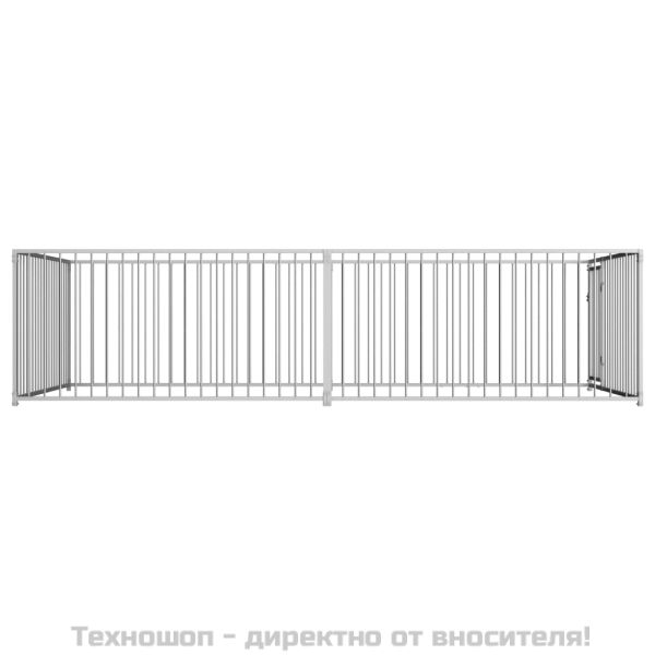 Външна клетка за кучета, 200x400x100 см