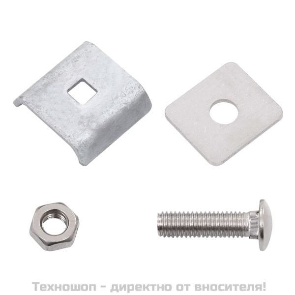 Конектори за мрежа, 25 комплекта, сребристи