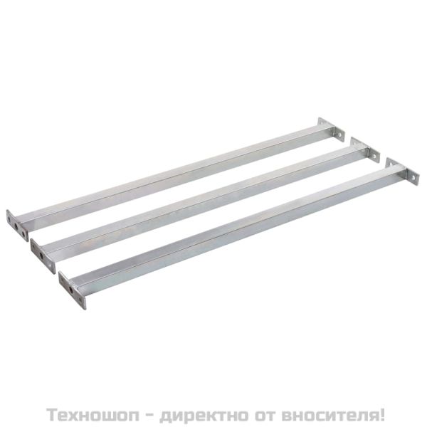 Регулируеми защитни пръти за прозорец, 3 бр, 710-1200 мм