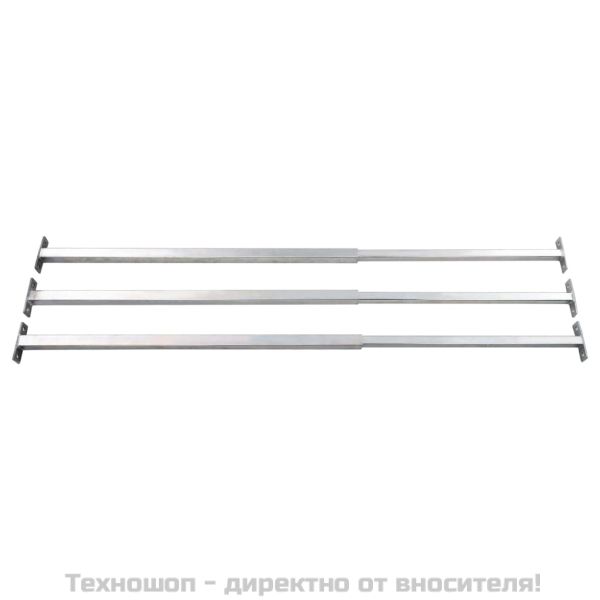 Регулируеми защитни пръти за прозорец, 3 бр, 710-1200 мм