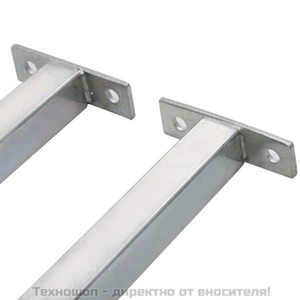 Регулируеми защитни пръти за прозорец, 3 бр, 710-1200 мм