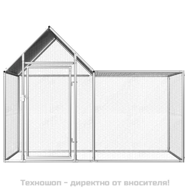 Птичарник, 2x1x1,5 м, поцинкована стомана