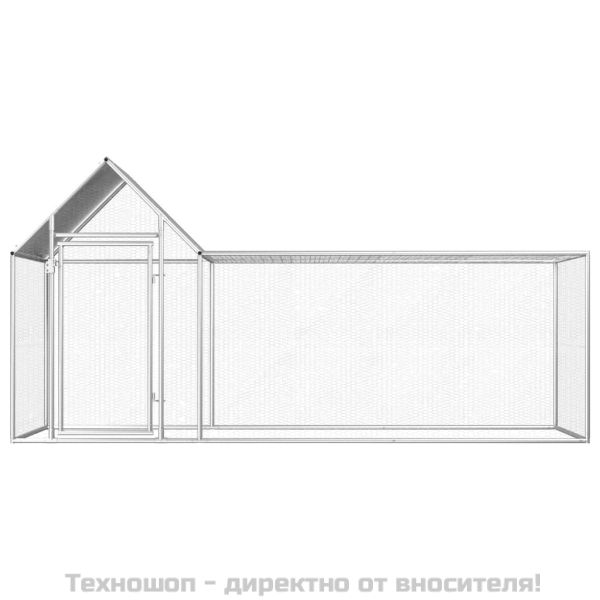 Птичарник, 3x1x1,5 м, поцинкована стомана