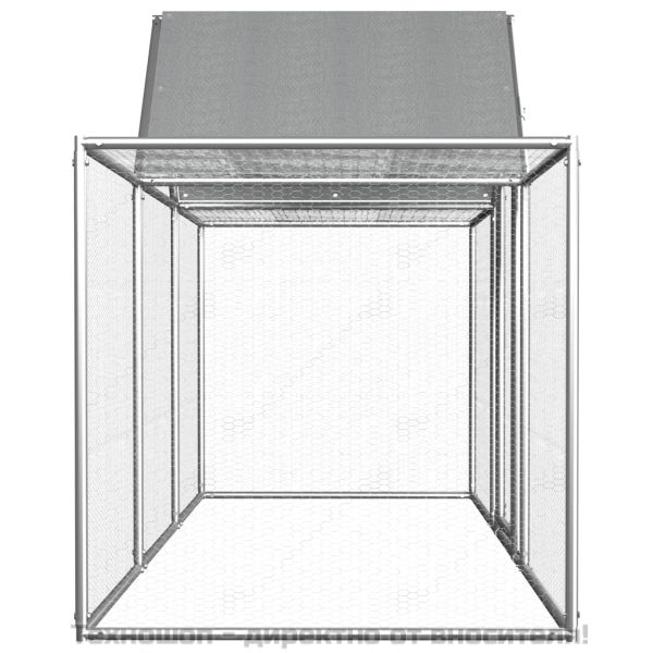 Птичарник, 3x1x1,5 м, поцинкована стомана