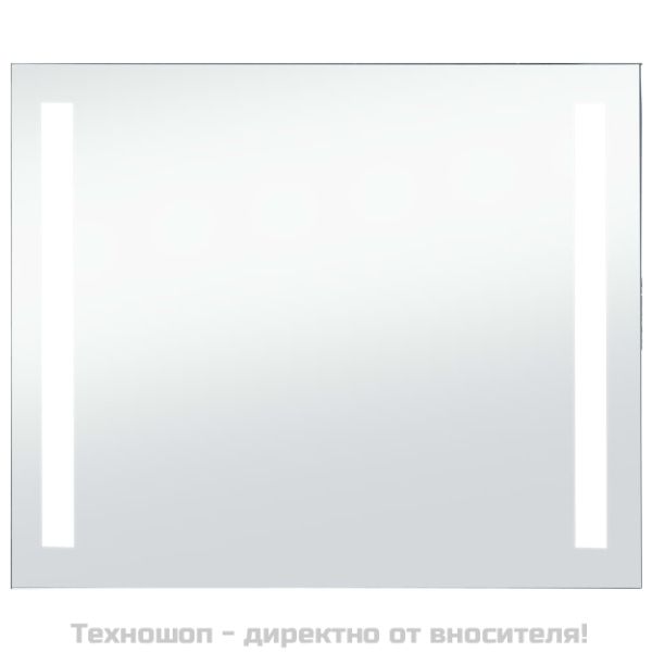 LED стенно огледало за баня 80x60 см
