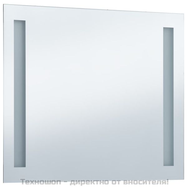 LED стенно огледало за баня 80x60 см