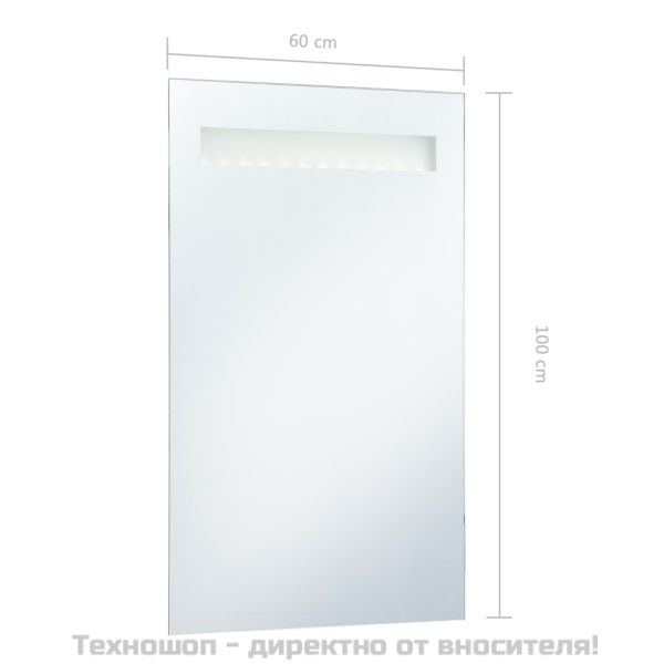 LED стенно огледало за баня 60x100 см