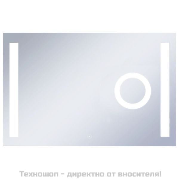 Стенно LED огледало за баня с тъч сензор 100x60 см