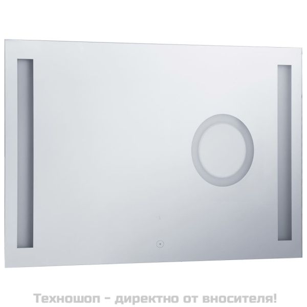 Стенно LED огледало за баня с тъч сензор 100x60 см