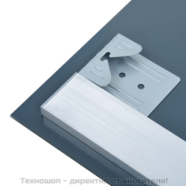 Стенно LED огледало за баня с тъч сензор 100x60 см