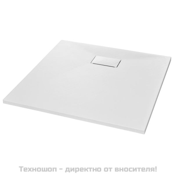 Душ корито, SMC, бяло, 80x80 см