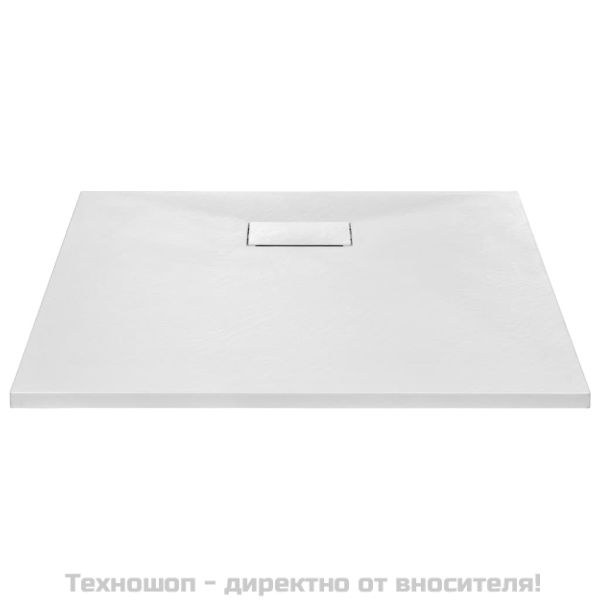 Душ корито, SMC, бяло, 80x80 см