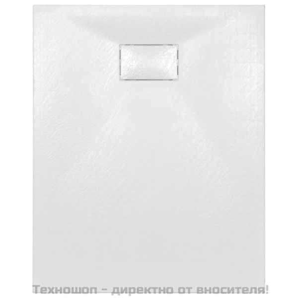 Душ корито, SMC, бяло, 100x80 см