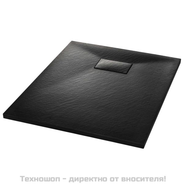 Душ корито, SMC, черно, 90x70 см