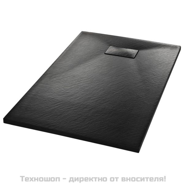 Душ корито, SMC, черно, 100x80 см