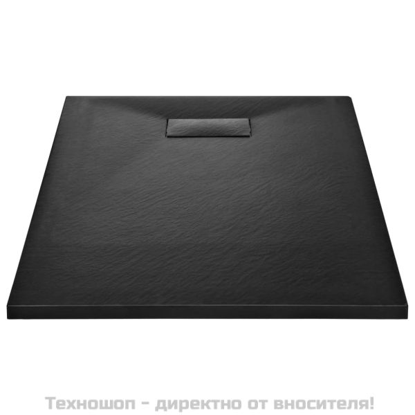 Душ корито, SMC, черно, 100x80 см