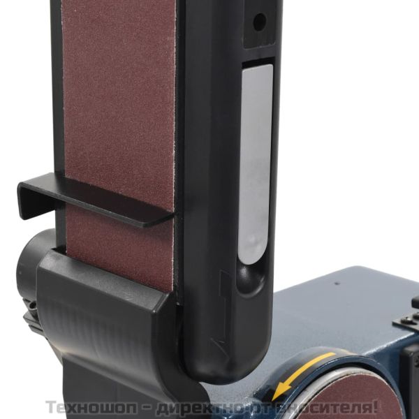 Електрически дисков и лентов шлайф, 370 W, 150 мм