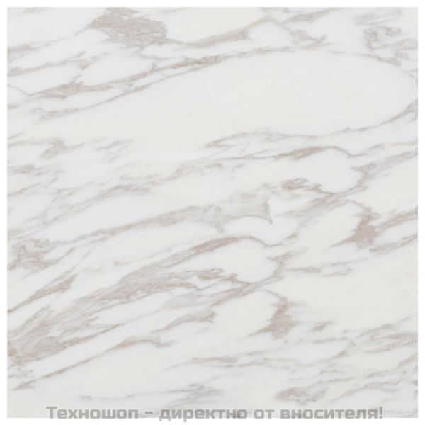 Самозалепващи подови дъски от PVC, 5,11 м², бял мрамор