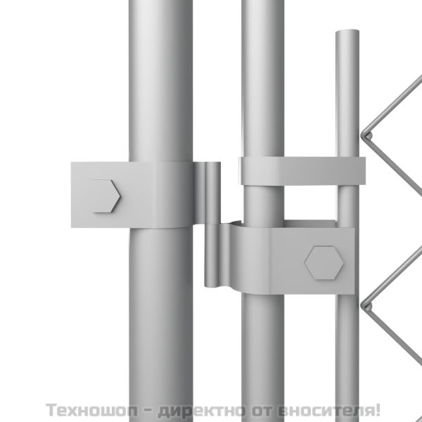 Дворна клетка за кучета, 7,6x3,8x1,9 м