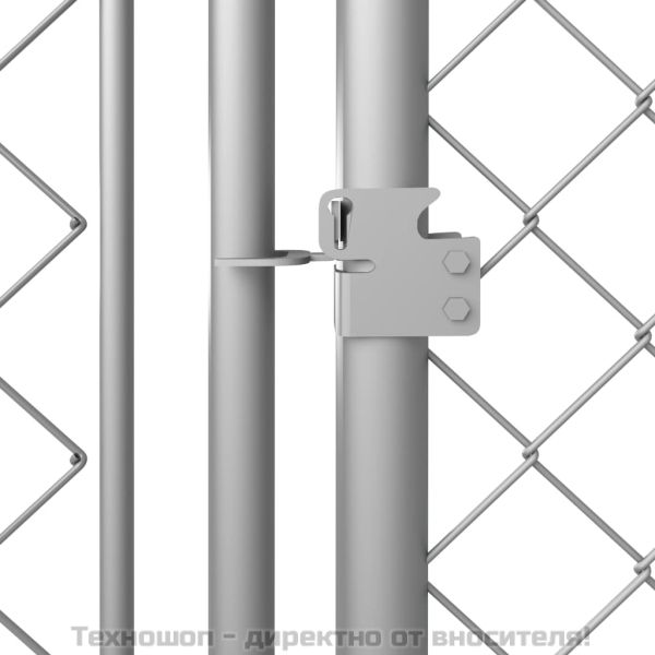 Дворна клетка за кучета, 7,6x3,8x1,9 м