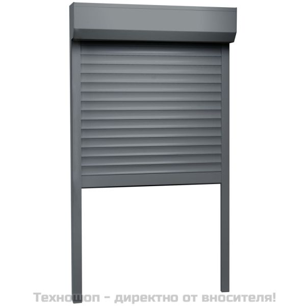 Външна ролетна щора, алуминий, 100x210 см, антрацит
