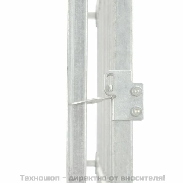 Дворна клетка за кучета с покривен навес, 382x192x225 см