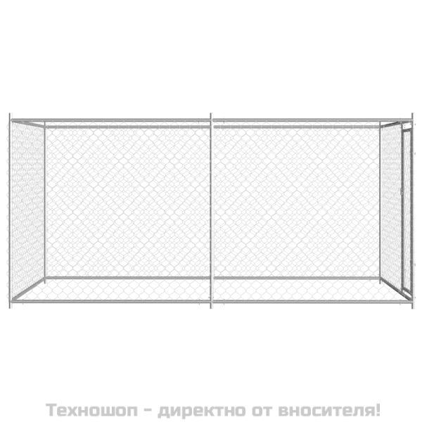 Дворна клетка за кучета, 382x192x185 см