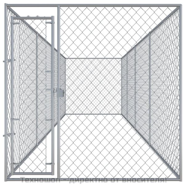 Дворна клетка за кучета, 760x192x185 см