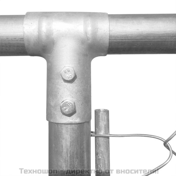 Дворна клетка за кучета, 760x192x185 см