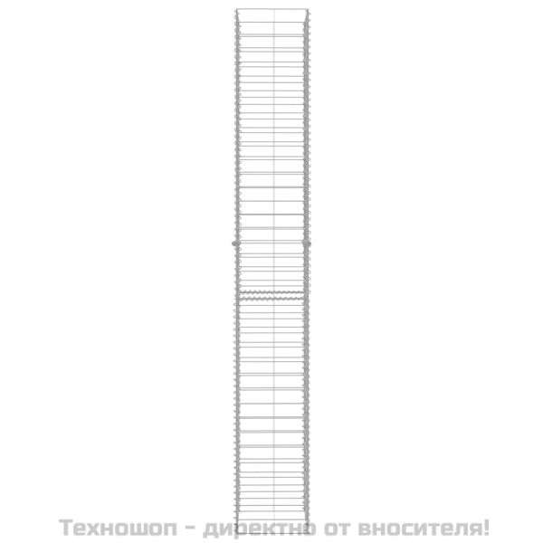 Габионни кошници, 3 бр, поцинкована стомана, 25x25x197 см