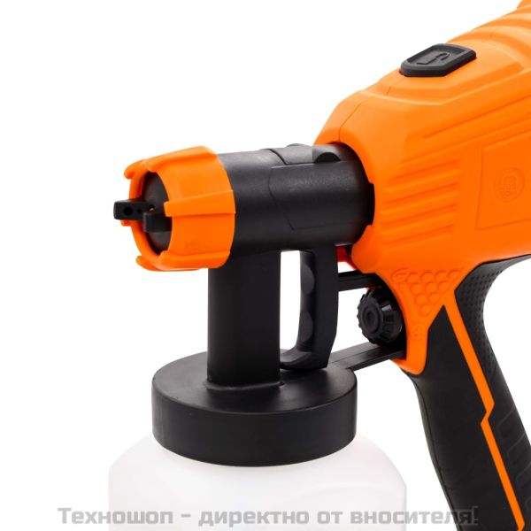 Електрически пистолет за боядисване 3 накрайника 500 W 800 мл