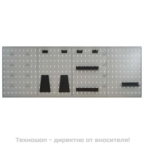 Стенни панели за инструменти, 4 бр, 40x58 см, стомана
