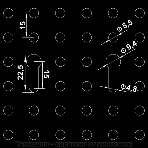 Стенни панели за инструменти, 4 бр, 40x58 см, стомана