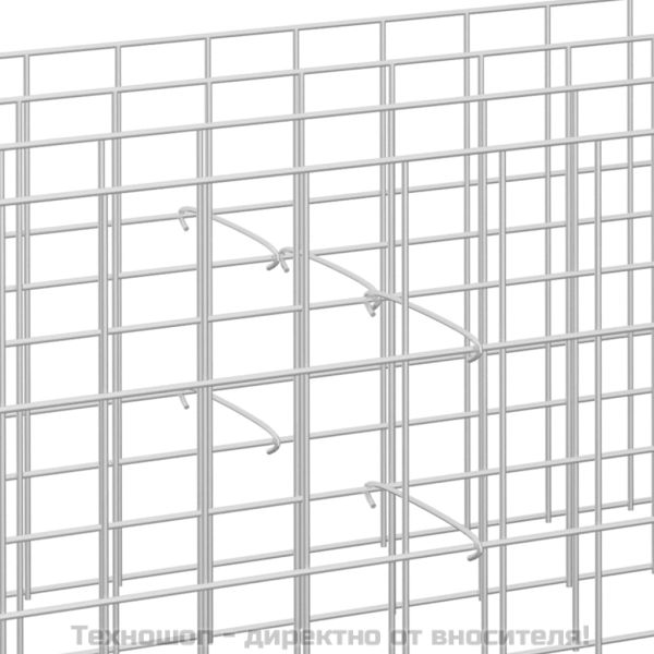 Куки за габиони, 50 бр, поцинкована стомана, 50 см