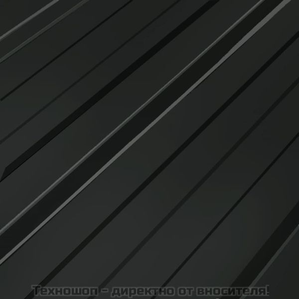 Покривни панели, 12 бр, поцинкована стомана, антрацит